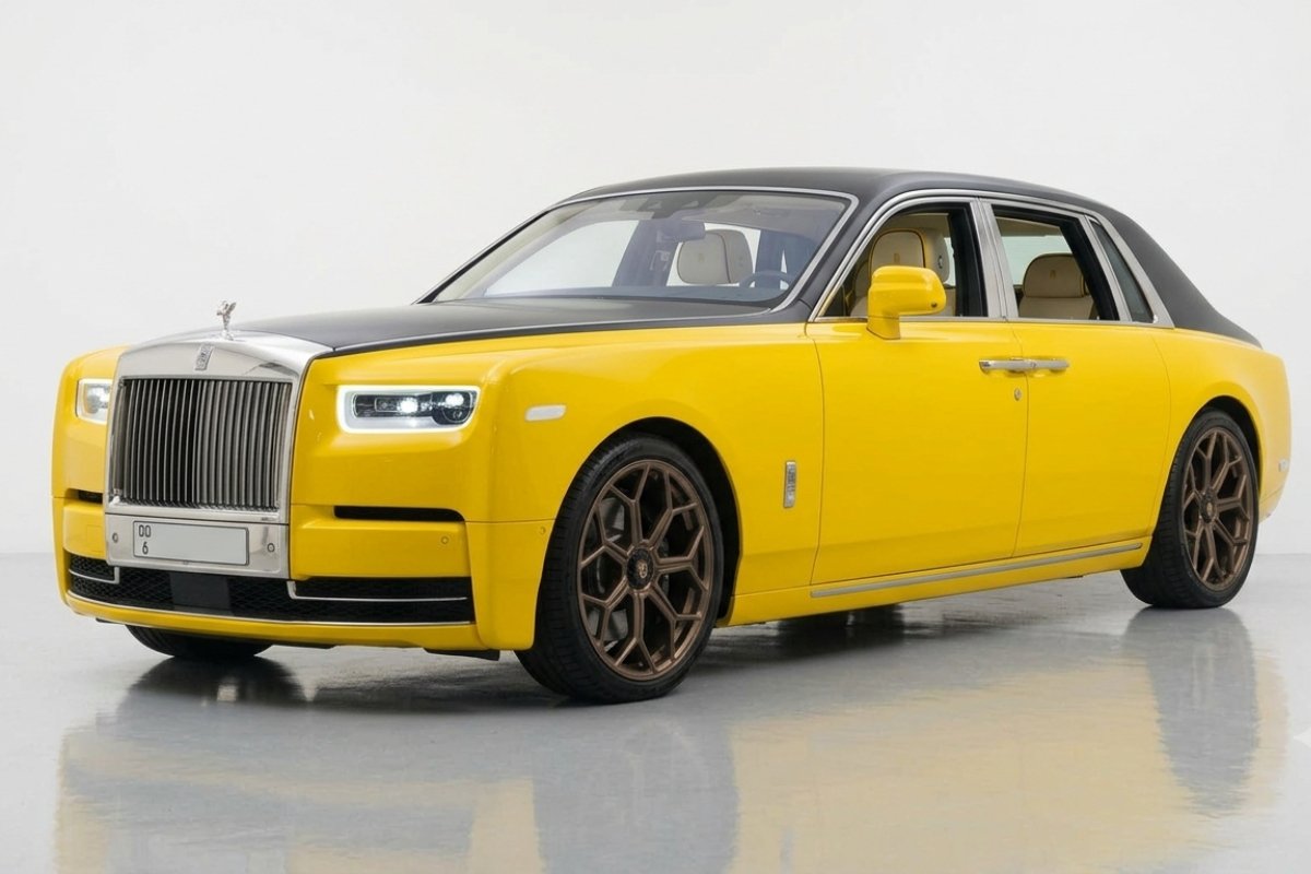 Rolls-Royce being serviced at our Rolls-Royce repair workshop in Al Quoz, Dubai