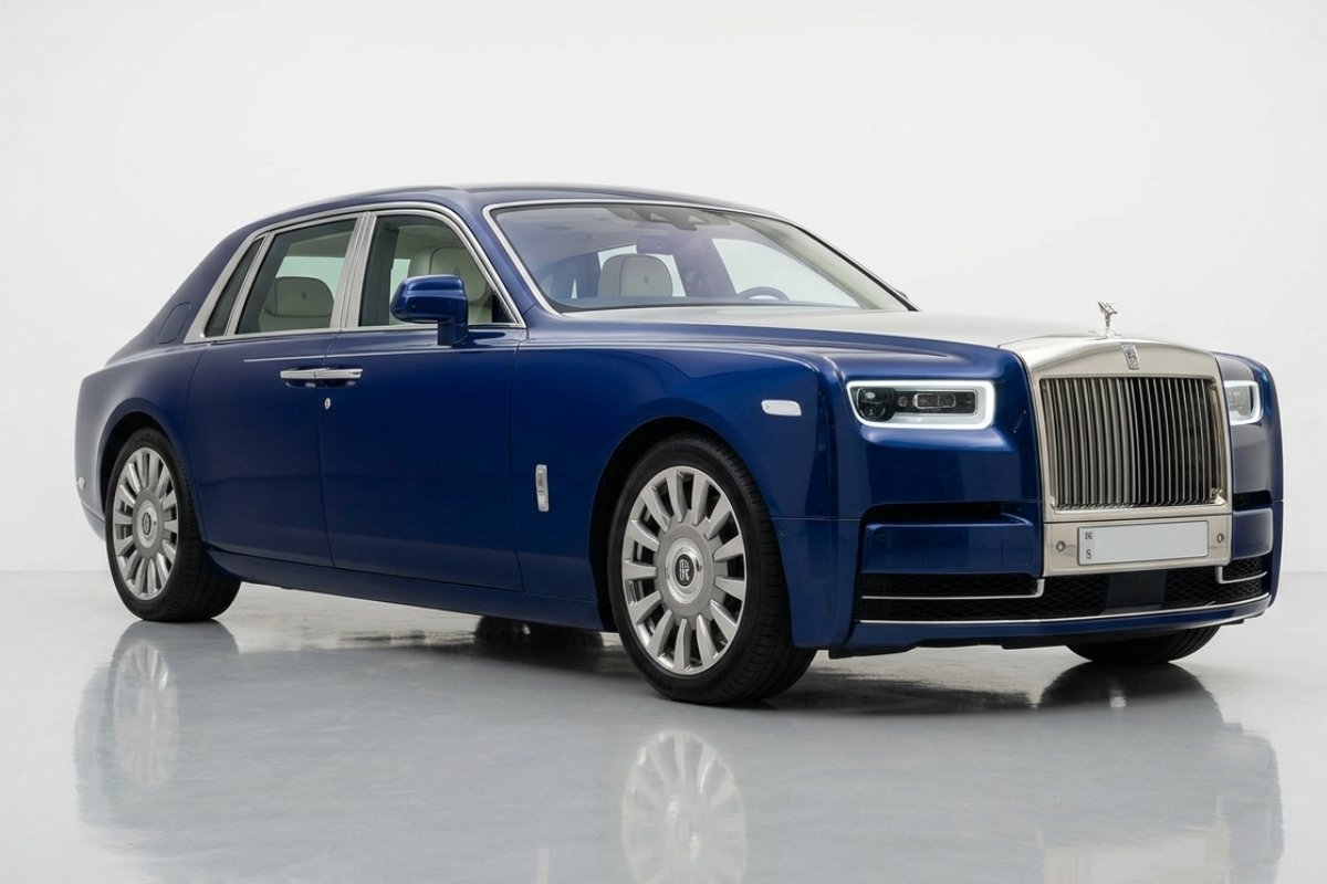 Rolls-Royce being serviced at our Rolls-Royce repair workshop in Al Quoz, Dubai