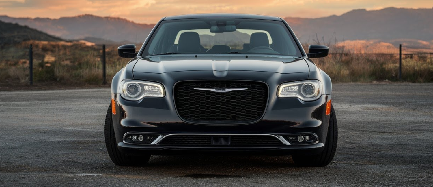 Chrysler being serviced at our Chrysler workshop in Al Quoz, Dubai