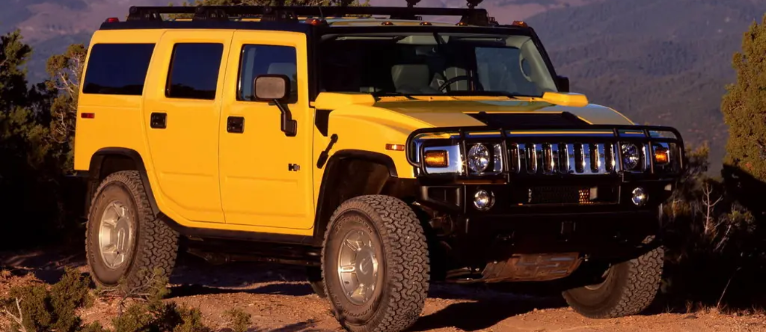 Hummer being serviced at our Hummer workshop in Al Quoz, Dubai