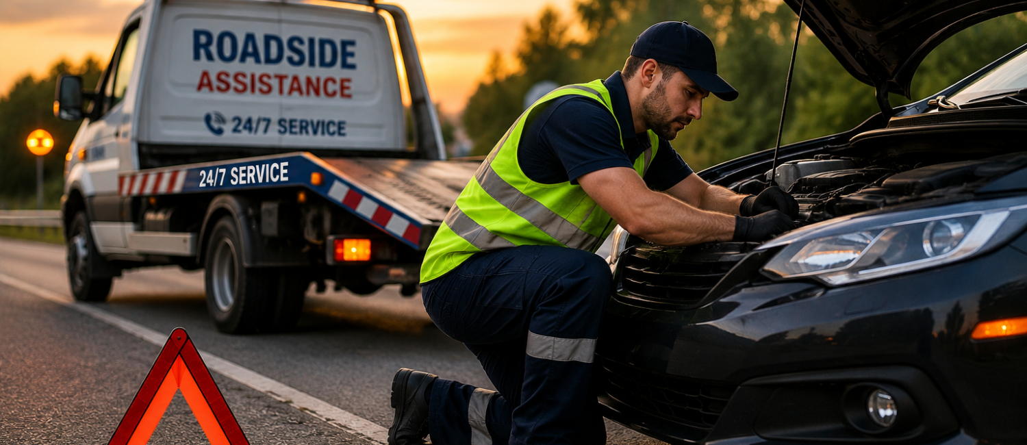 Roadside assistance and car recovery service in Dubai by Avenue Auto Services