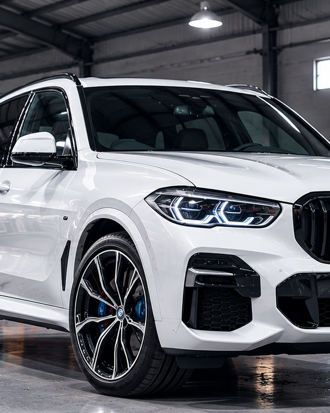 BMW AC repair being carried out at our workshop in Al Quoz, Dubai